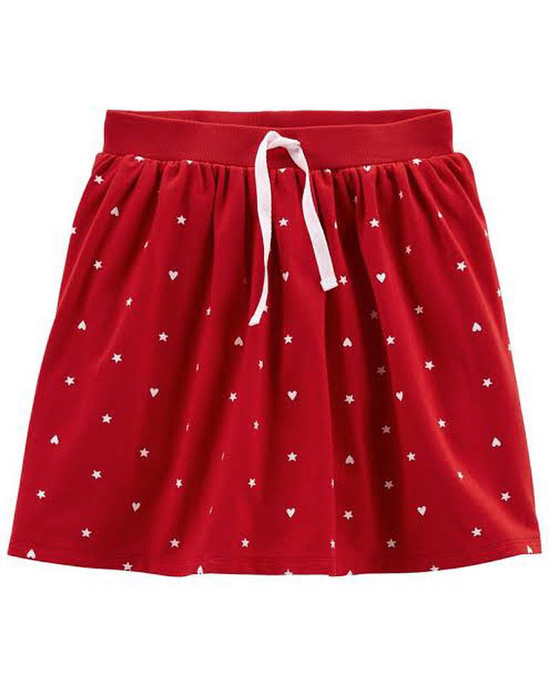 Red skirt with white stars