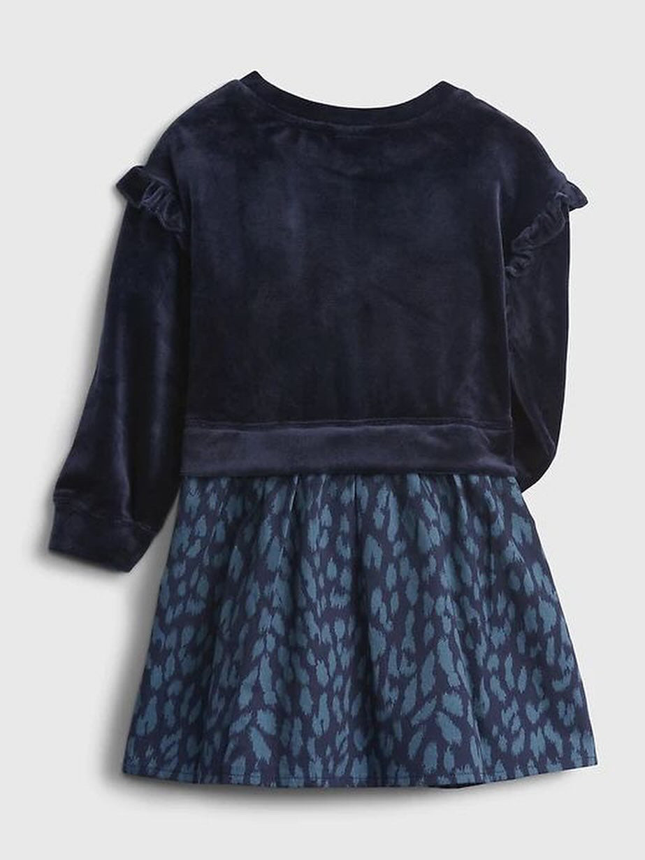 GAP girls two tone blue dress