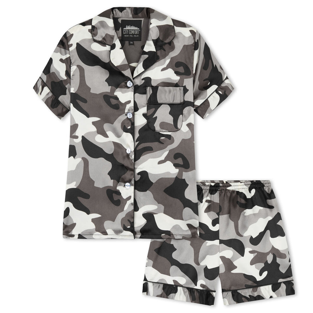 City Comfort girls satin pjs
