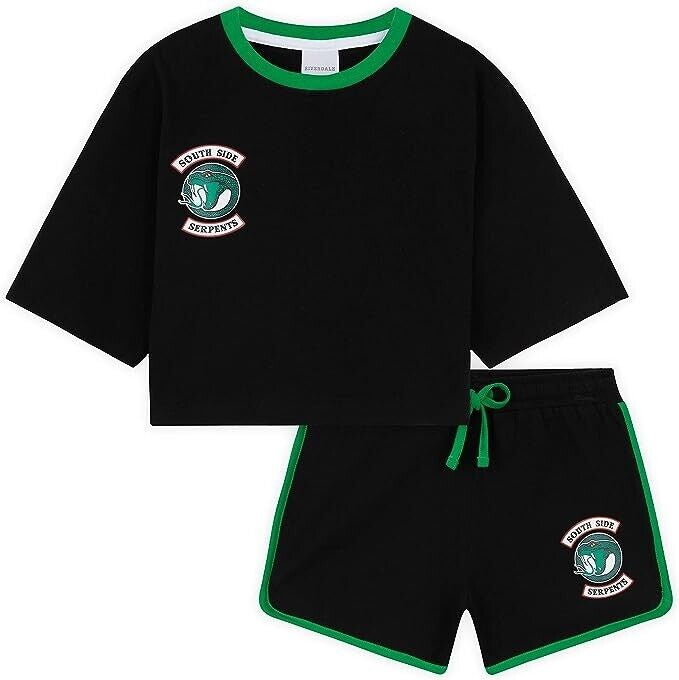 Riverdale southside serpents girls crop loungewear set