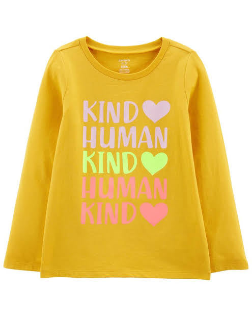 Carters Kind Human graphic tee