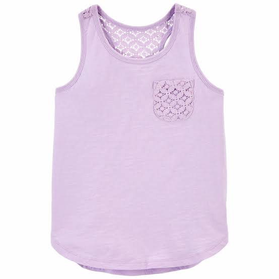 Lilac tank top girls