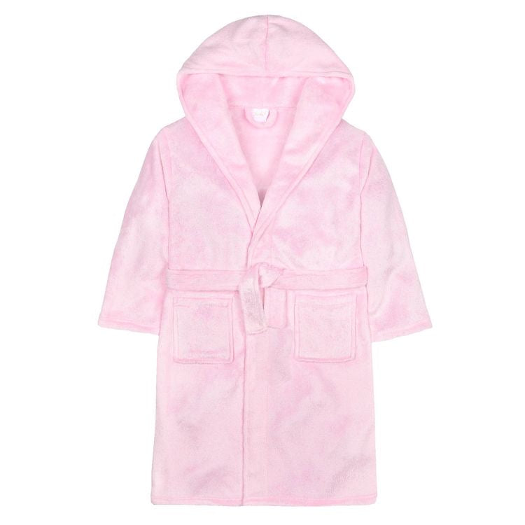 pale pink dressing gown Brushed Cotton Dressing Gown