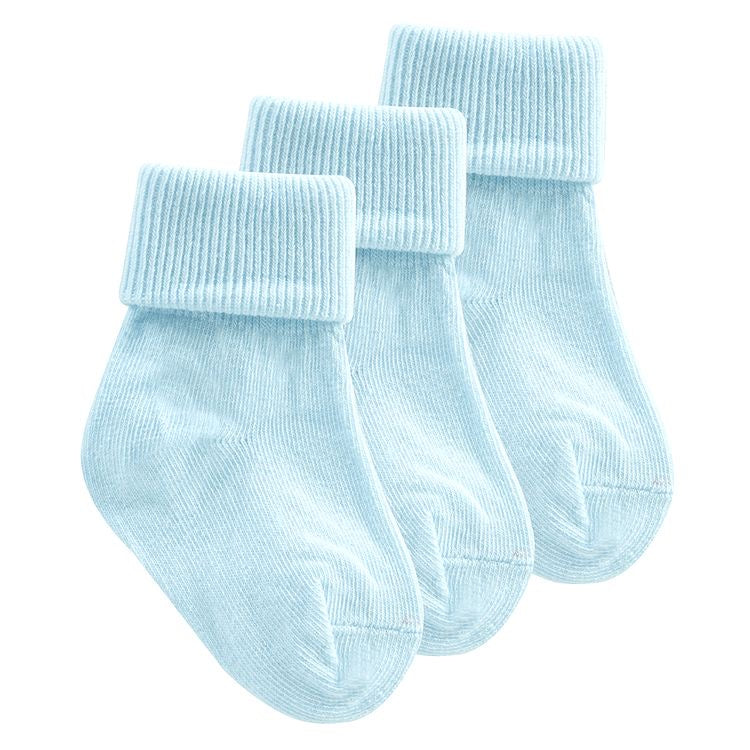 3pairs boys socks in blue