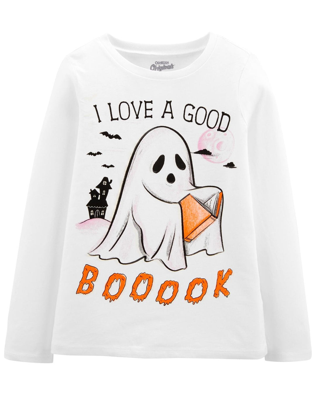 Oshkosh I love a good book long sleeve top
