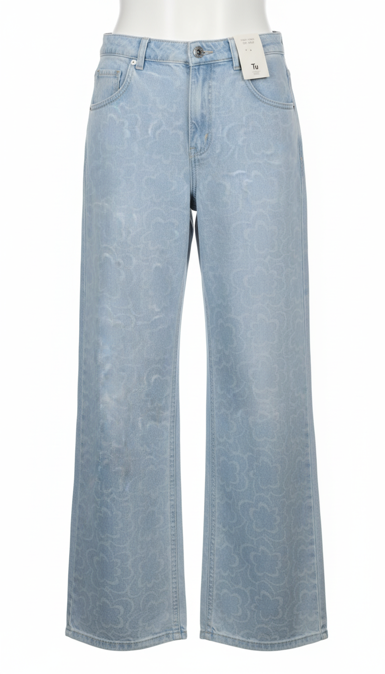 TU light wash denim for girls