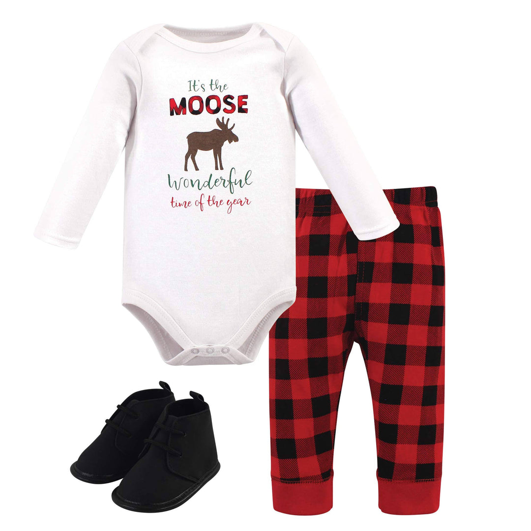 Hudson unisex Its the moose christmas 3pcs set