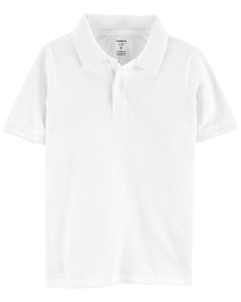 carters off white boys short sleeve shirt