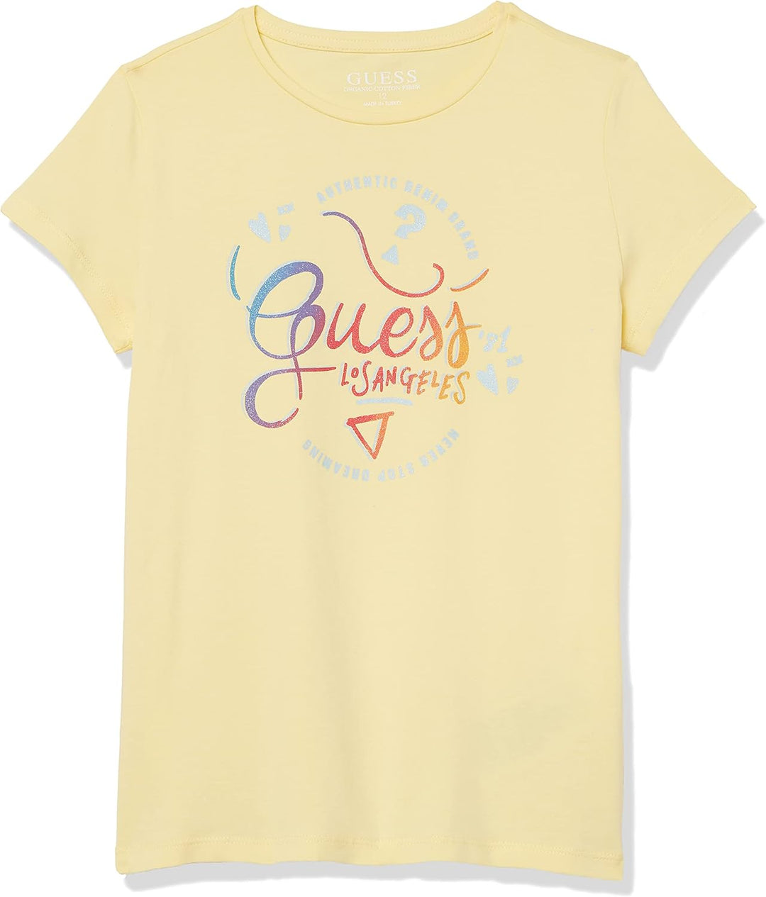GUESS girls big glitter top