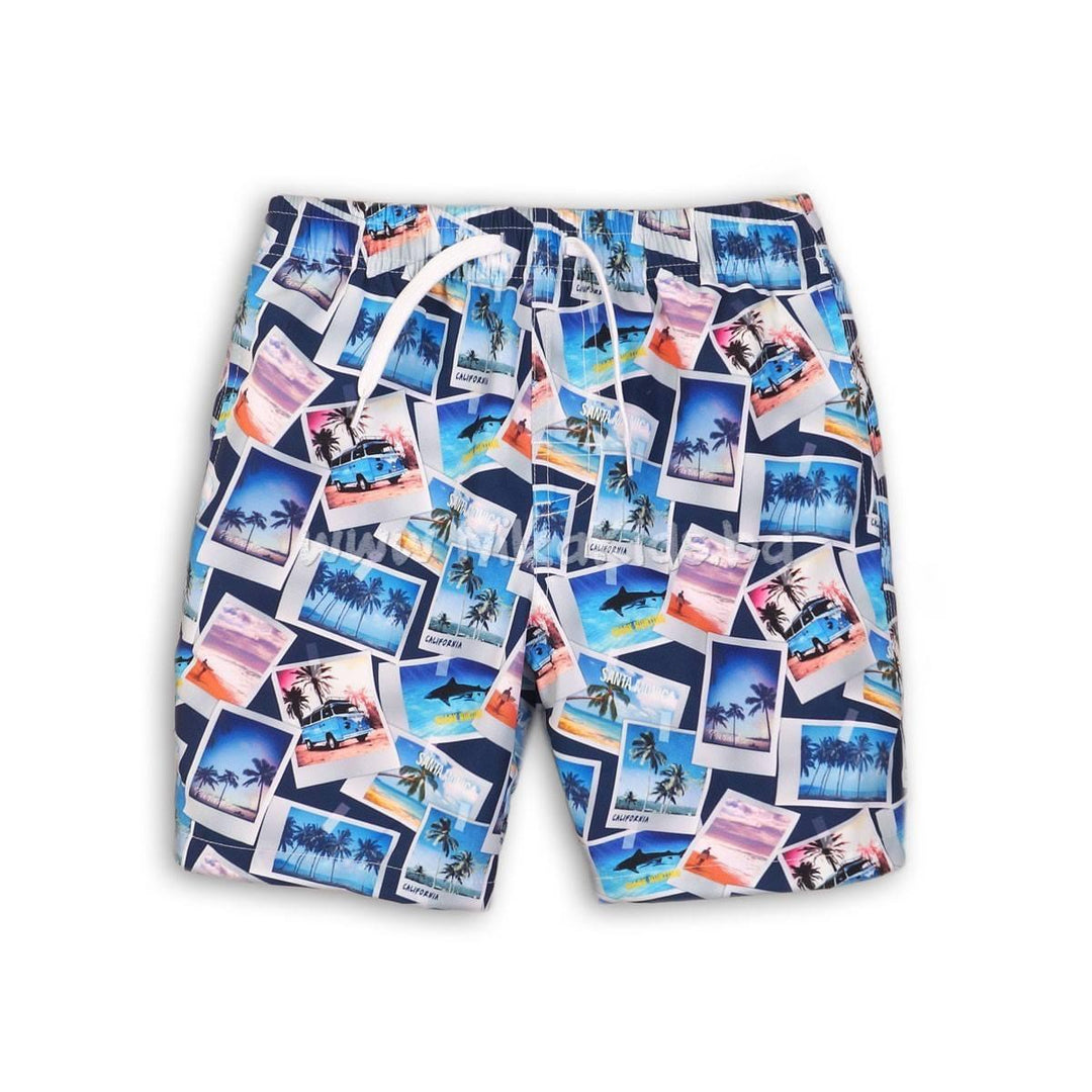 Minoti photo print design swim shorts