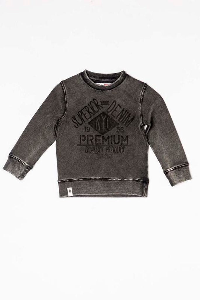 Minoti superior denim sweatshirt