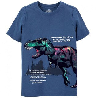 Oshkosh Dino tee in blue