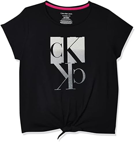 Calvin Klein girls short sleeve graphic tee