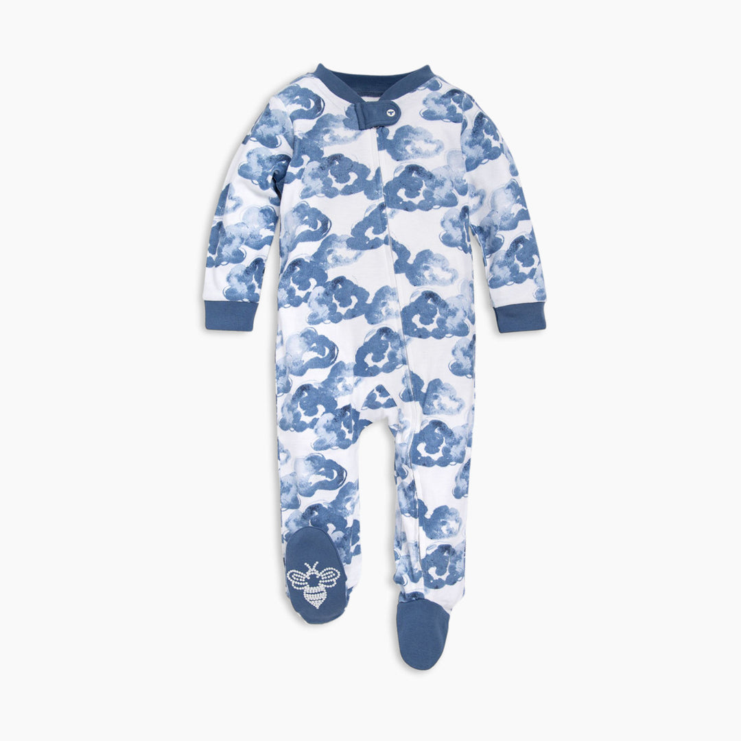 Burtbees sleepsuit in blue