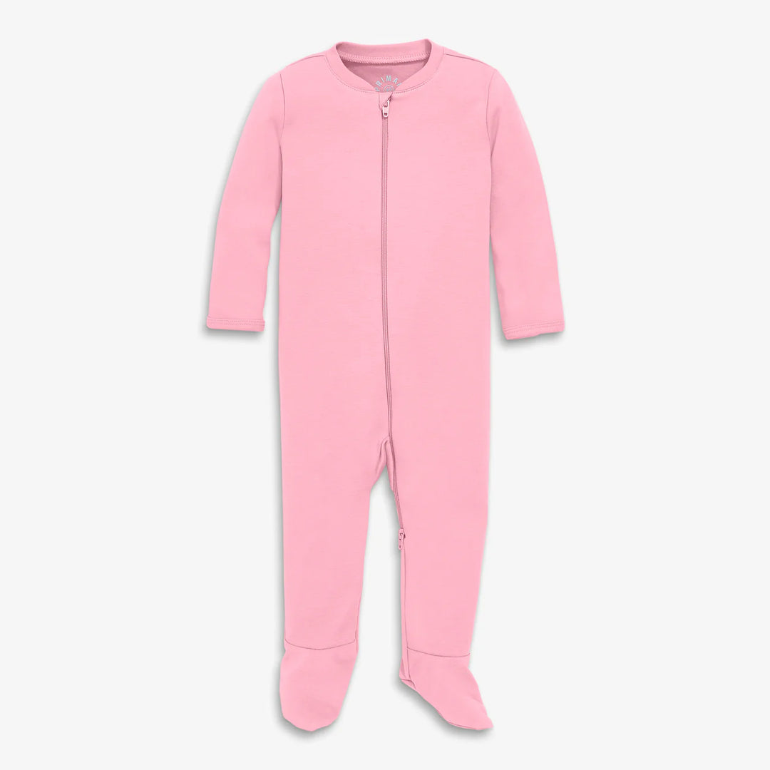 Primary sleepsuits in pink