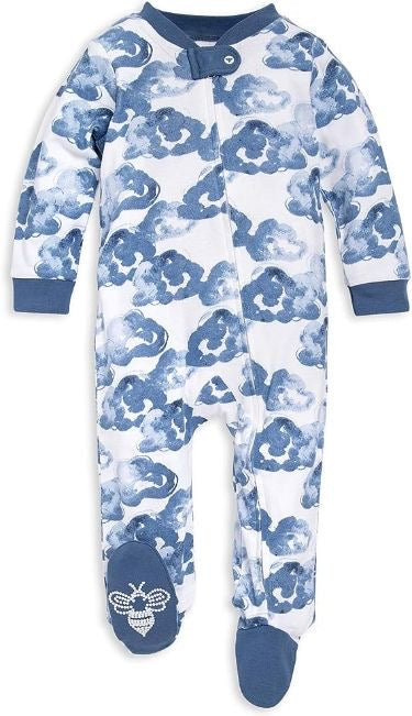 Burtbees cloud design sleepsuit
