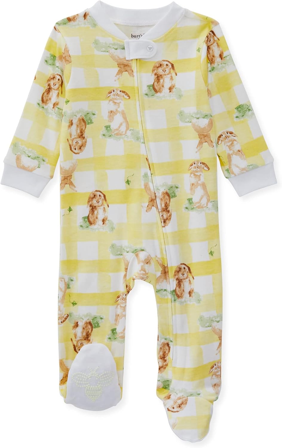 Burtbees bunny design sleepsuit
