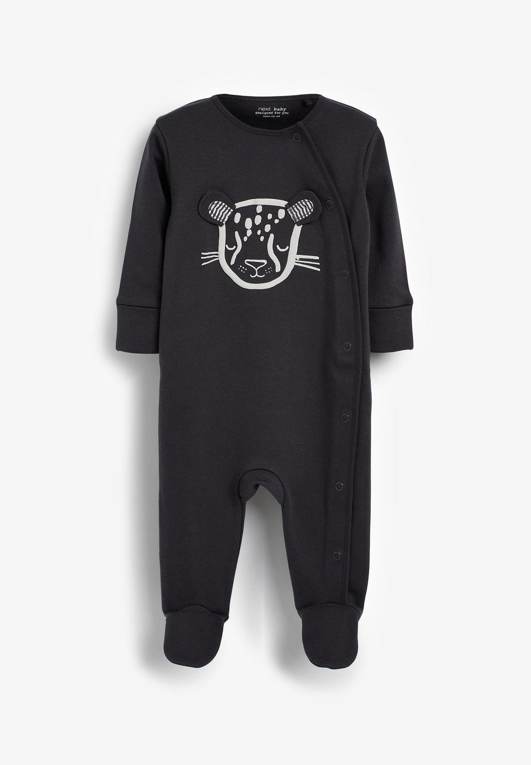 Next unisex sleepsuit in charcoal