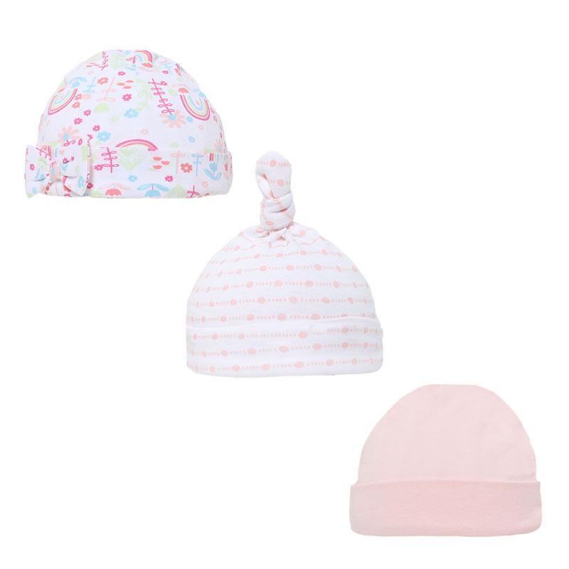 Girls 3pack patterned hat