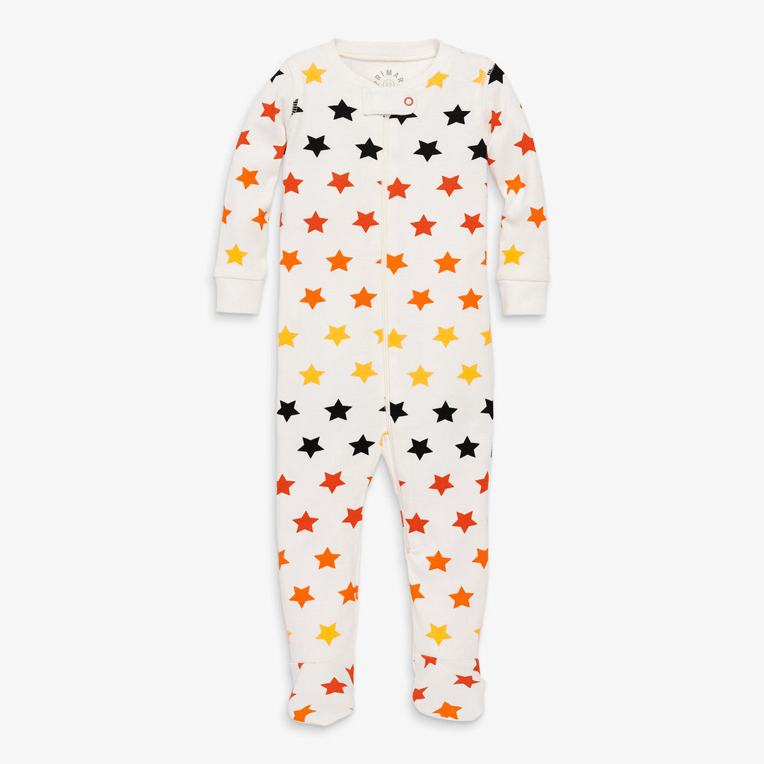 Primary sleepsuits in candy stars