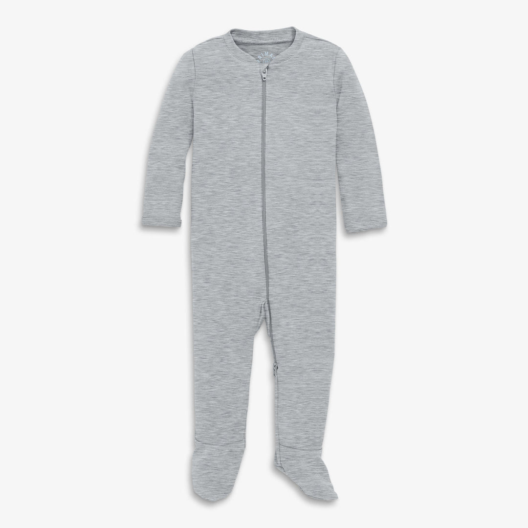 Primary sleepsuit in heather grey