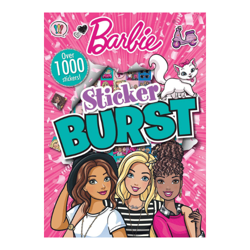 Official Barbie sticker burst 1000