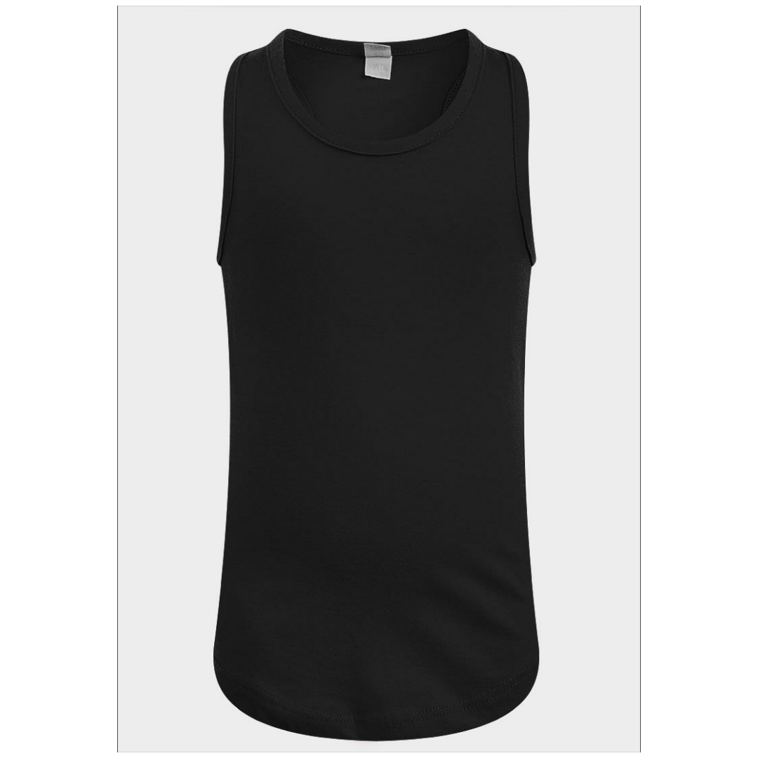 Black vest for girls