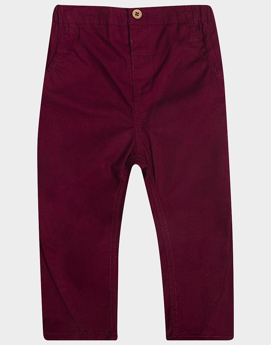 Burgundy Boys chinos pants