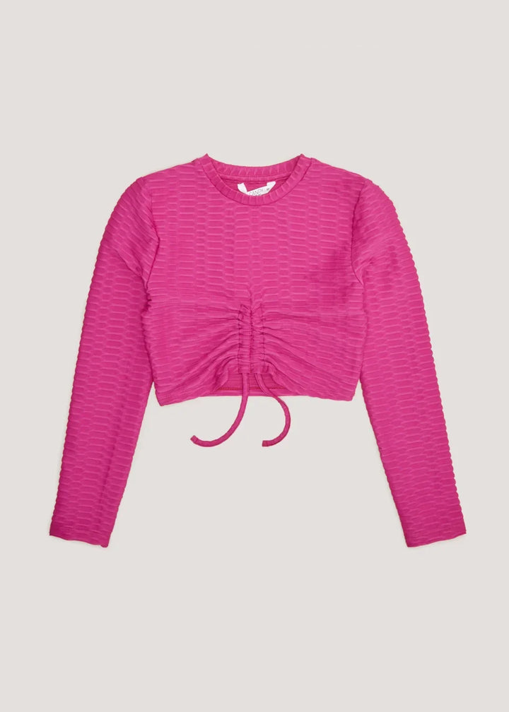 Candy couture girls crop top
