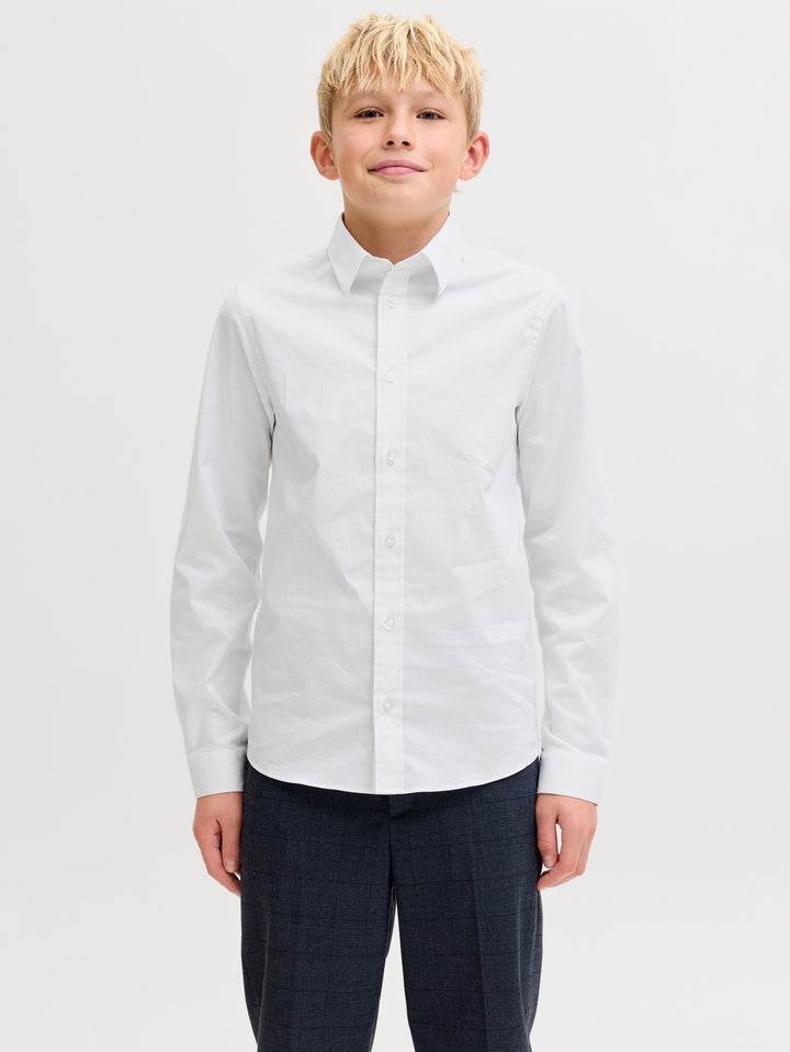 Oshkosh white boys shirt