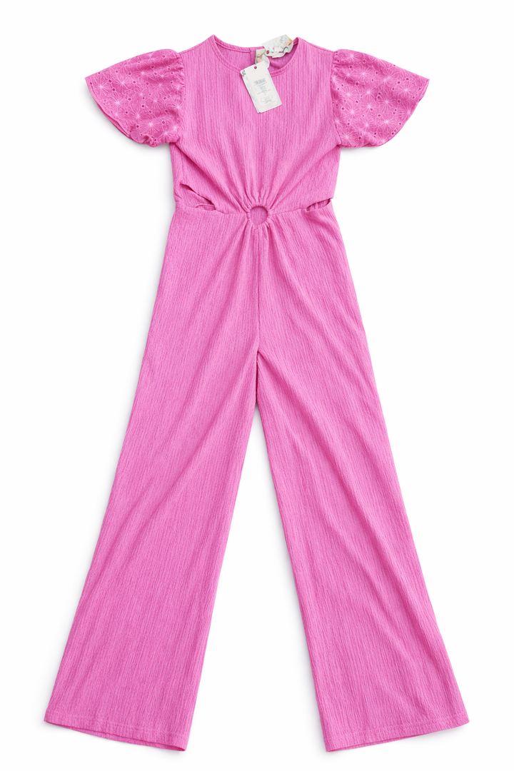 Lipsy London with flutter sleeves in pink