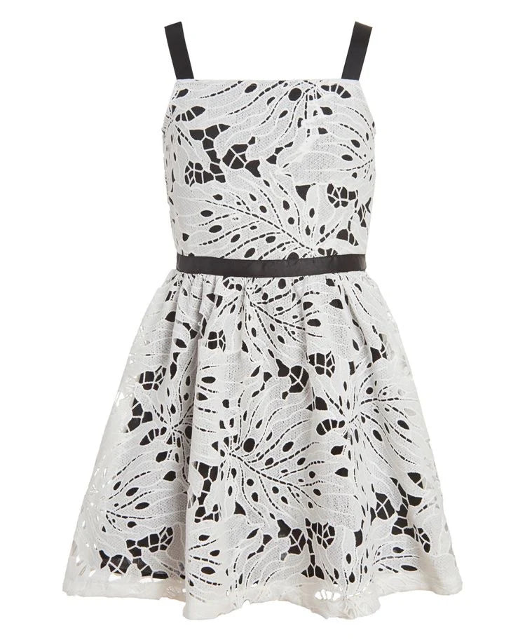 Calvin Klein white lacey dress