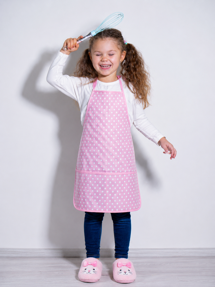Cath Kidston Kids PVC coated apron in pink