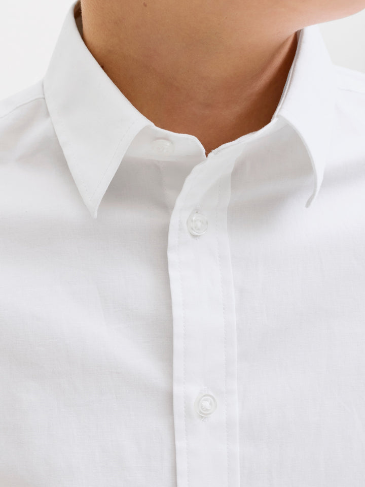 Oshkosh white boys shirt