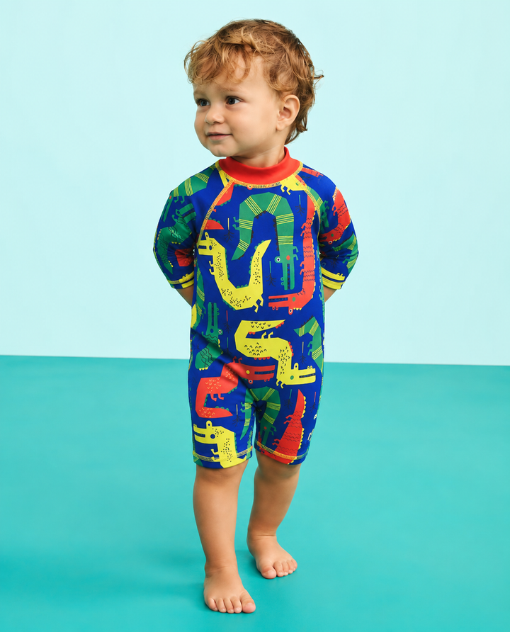 Rashguard swimming one piece for boys