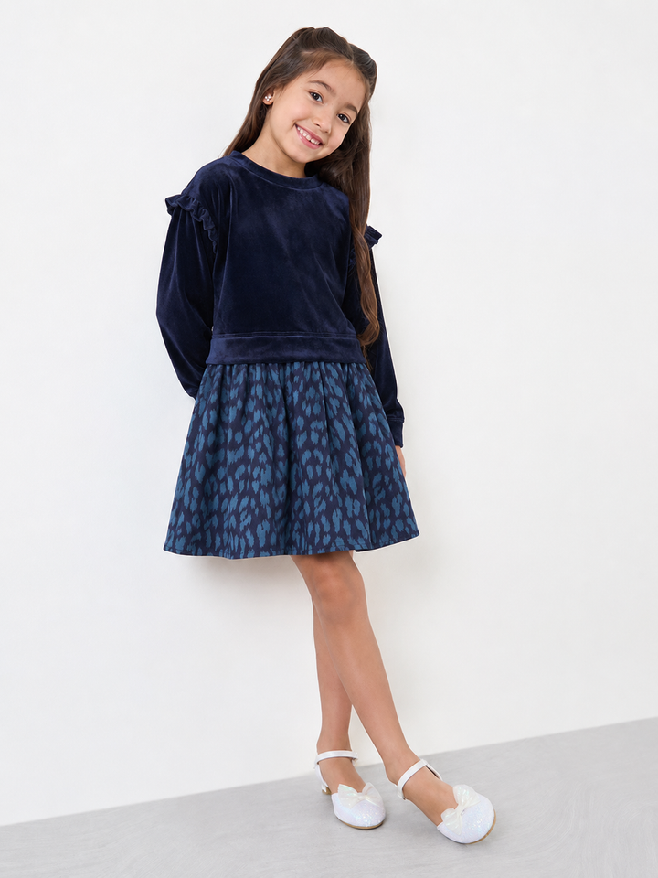 GAP girls two tone blue dress