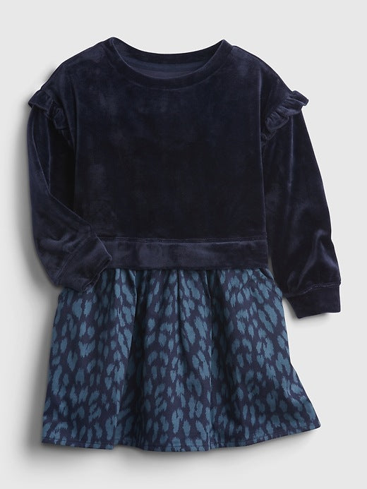 GAP girls two tone blue dress