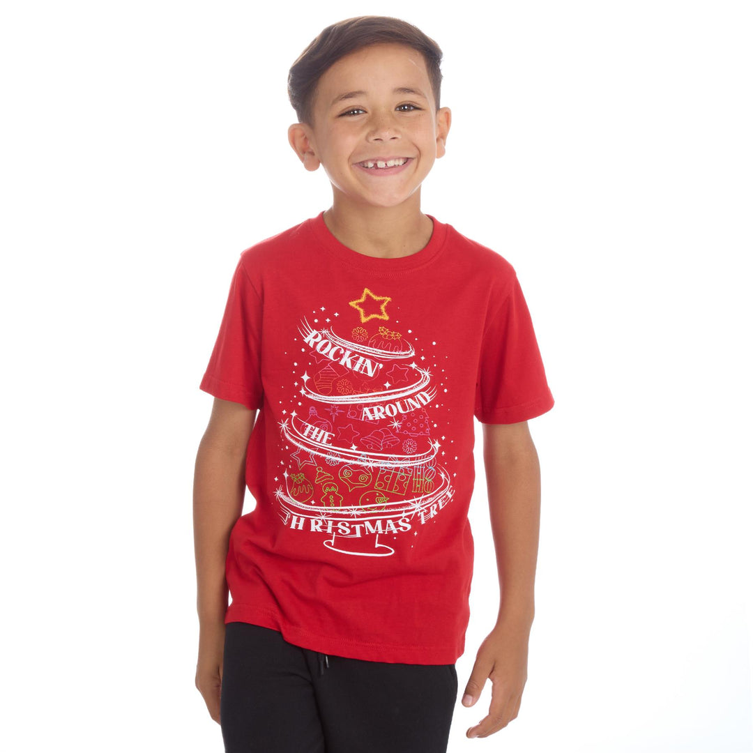 Christmas T-SHIRT in blue