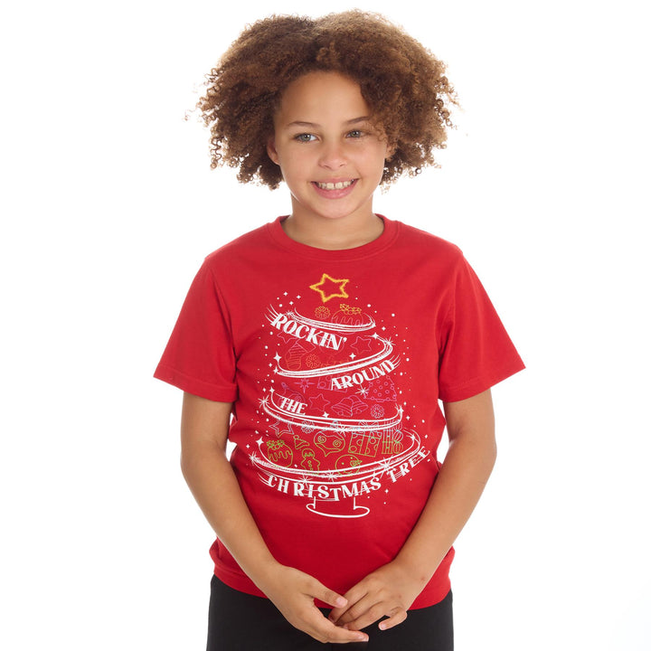 Christmas T-SHIRT in blue