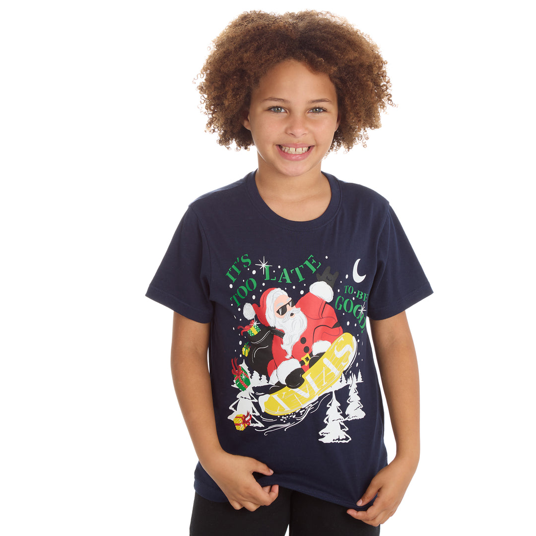 Christmas T-SHIRT in blue