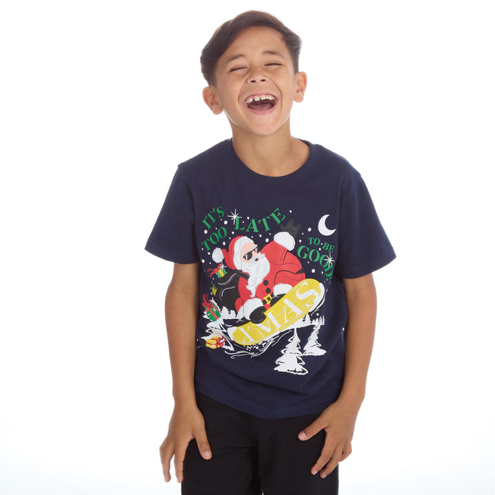 Christmas T-SHIRT in blue