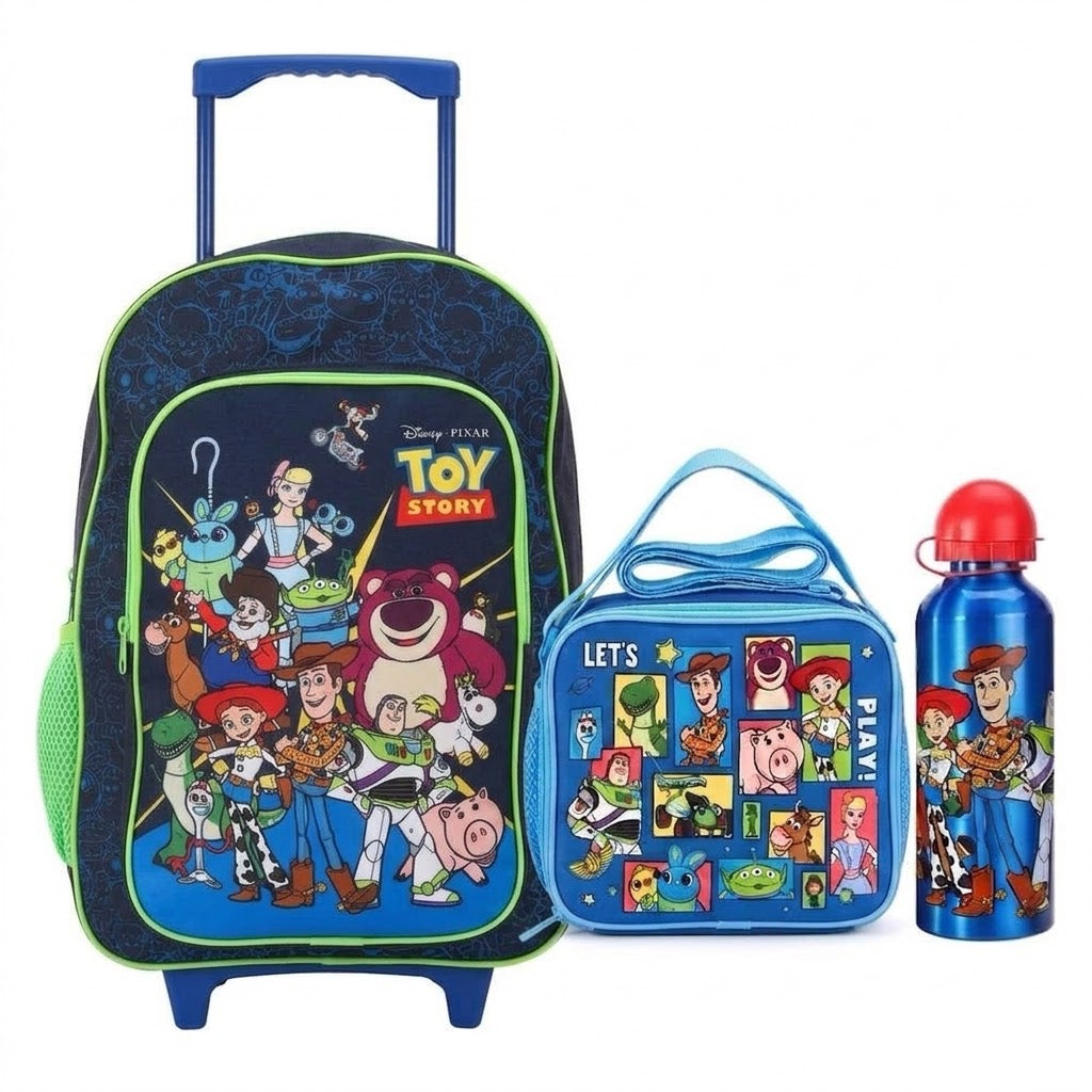 Dixar Disney toy story deluxe trolley backpack set