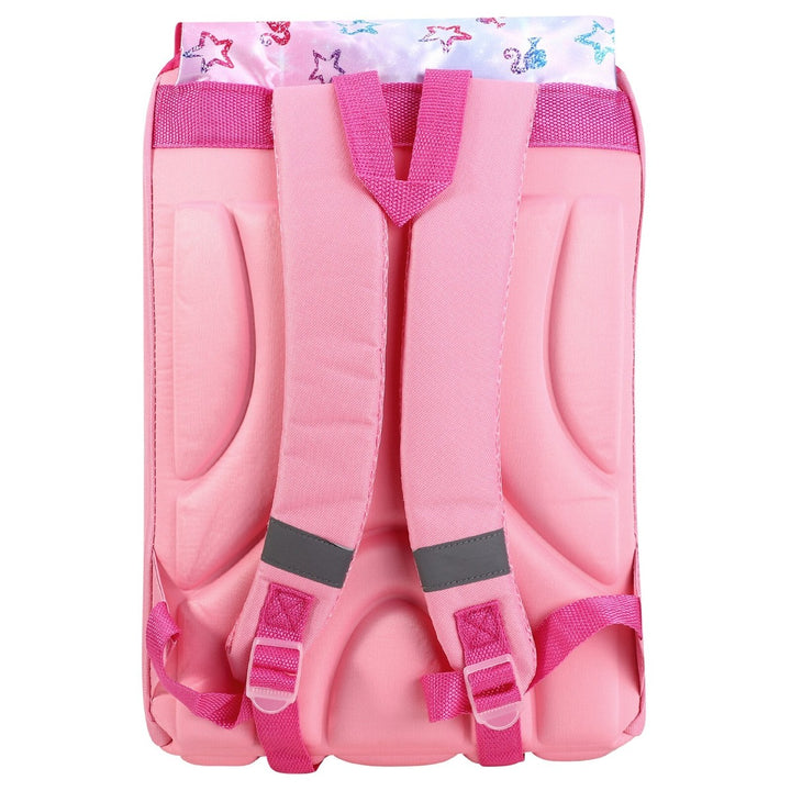 Barbie Doll premium backpack square rucksack with lunch bag
