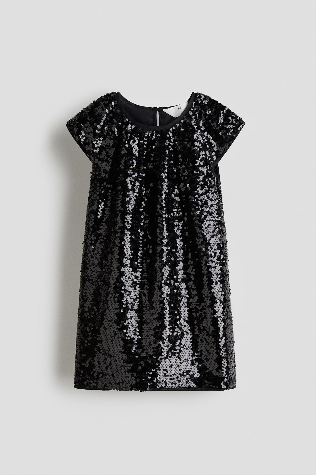 H&M Black Sequined Girls Dress