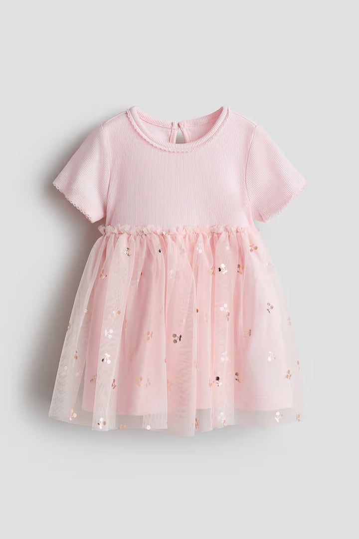 H&M short sleeved tulle dress