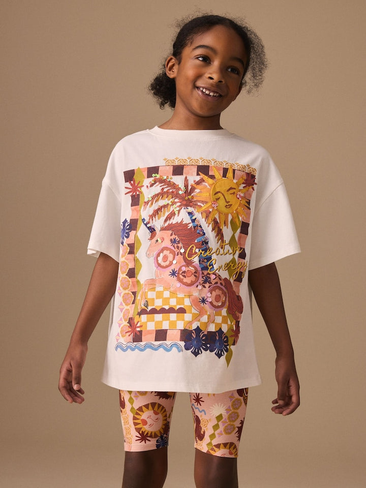 Next Unicorn t-shirt and cycling set