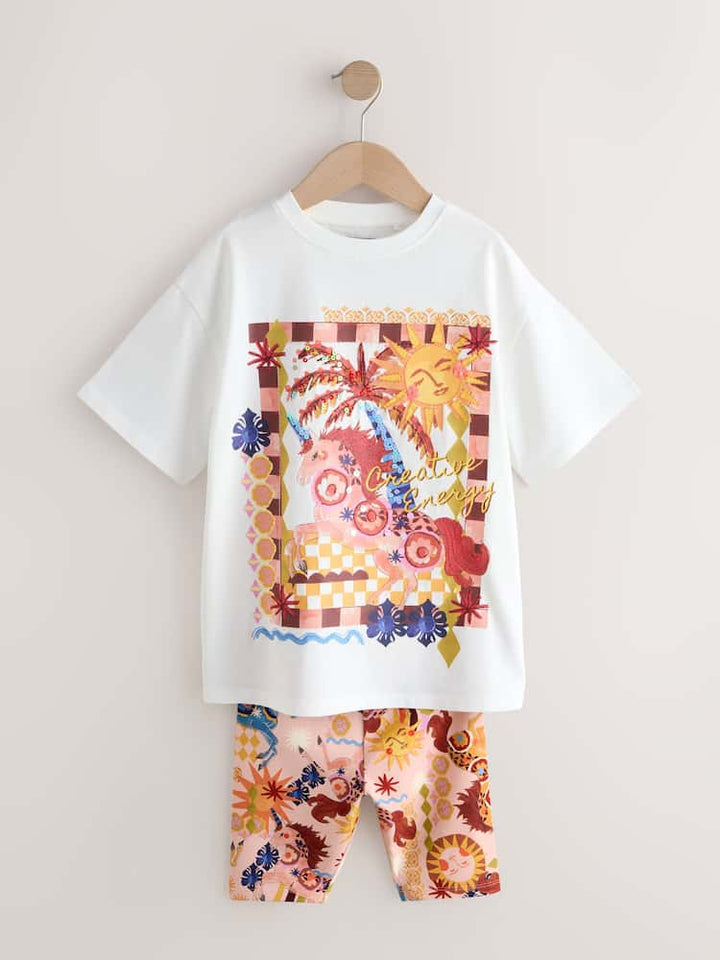 Next Unicorn t-shirt and cycling set