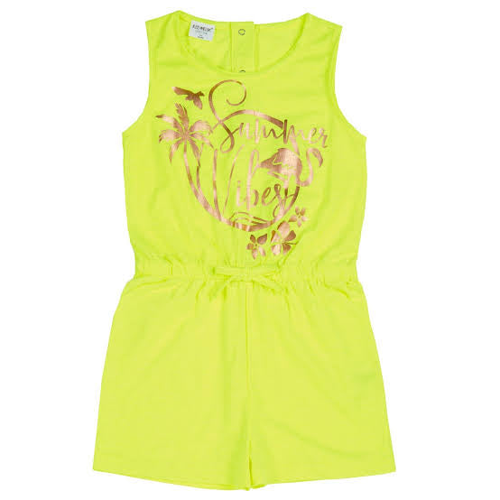 Neon playsuit girls