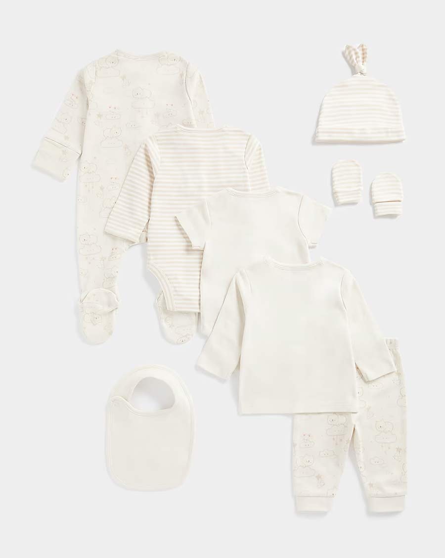 Mothercare 8-in-1 unisex essential baby set