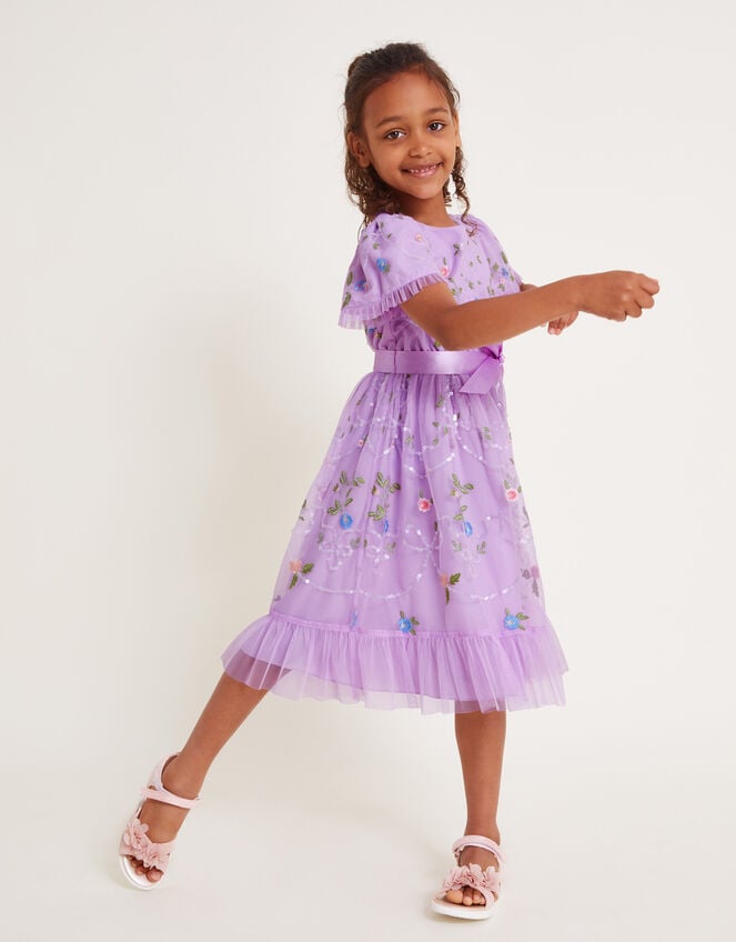 Tulle Floral embellished dress